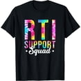 thumbnail image 1 of RTI Support Squad Intervention Teacher Reading Writing Math T-Shirt Black Medium, 1 of 4