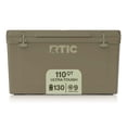 thumbnail image 1 of RTIC 110 Qt 130-Can Ultra-Tough Ice Chest Cooler, Olive, 1 of 6
