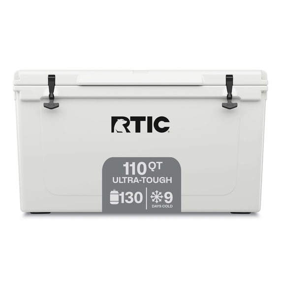 RTIC 110 Qt 130-Can Ultra-Tough Ice Chest Cooler, White