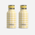 thumbnail image 1 of RTIC 12 oz Ceramic Lined Insulated Journey Water Bottle, Leak-Proof Lid, 2 Pack, Sunlight Gingham, 1 of 7