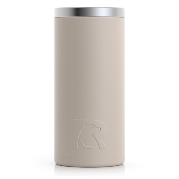 RTIC 12 oz Stainless Steel Insulated Skinny Can Cooler, Fits Slim Cans, Beach