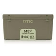 thumbnail image 1 of RTIC 145 QT Ultra-Tough Rotomolded Hard-Sided Ice Chest Cooler, Fits 195 Cans, Olive, 1 of 6
