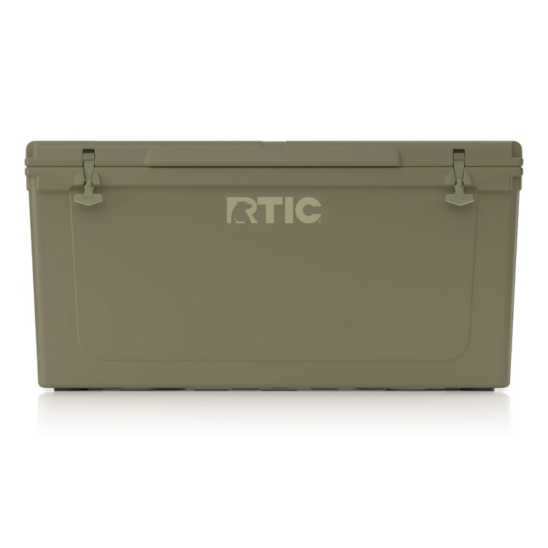 RTIC Ultra-Tough 145 QT Camping Cooler, Olive, Fits 195 Cans