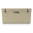 thumbnail image 1 of RTIC 145 QT Ultra-Tough Rotomolded Hard-Sided Ice Chest Cooler, Tan, Fits 195 Cans, 1 of 5