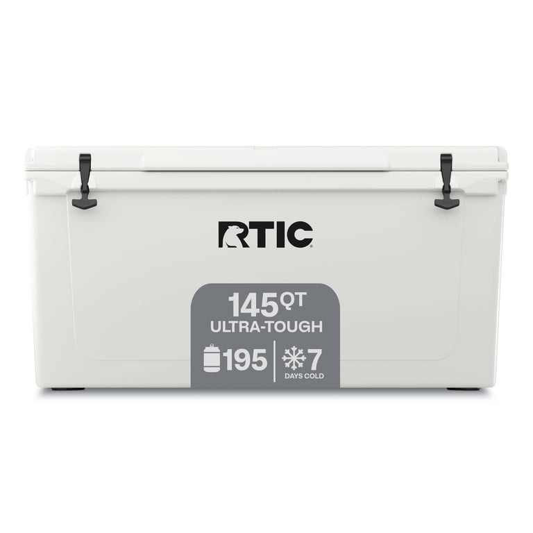 RTIC, Cooler, 145 QT, Fits 195 Cans, Ultra-Tough White - Walmart.com
