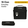 thumbnail interactive-video image 1 of RTIC 15 Can Everyday Soft Cooler, 16 qt Collapsible with Bottle Opener, Black, 1 of 10