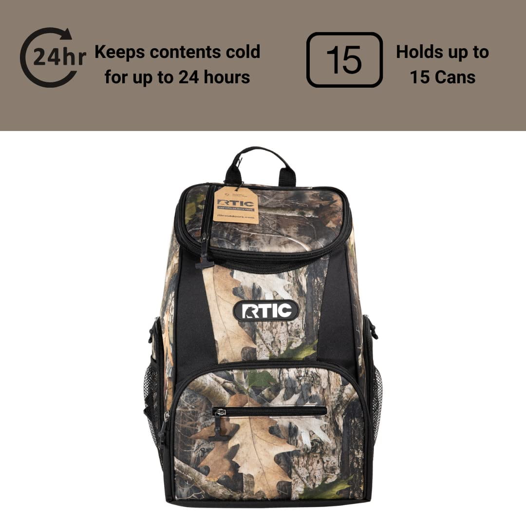 RTIC 15Can Backpack Insulated Cooler, Hiking/Camping Ice Chest, Kanati