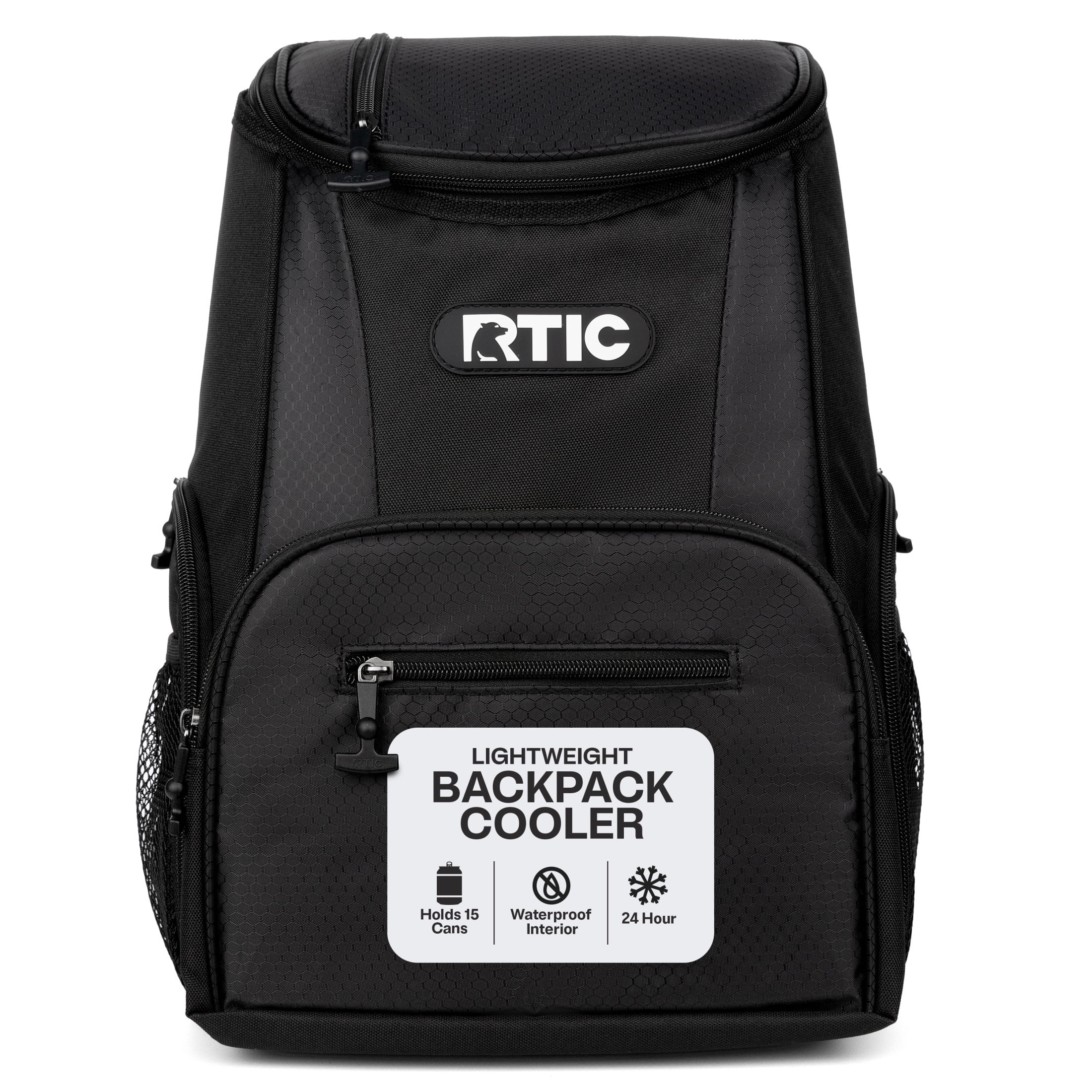 RTIC 15 Can Insulated Cooler Backpack, Lightweight Polyester