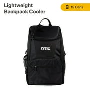 RTIC 15 Can Lightweight Backpack Insulated Cooler, 10 Qt, Storage Pockets, Black