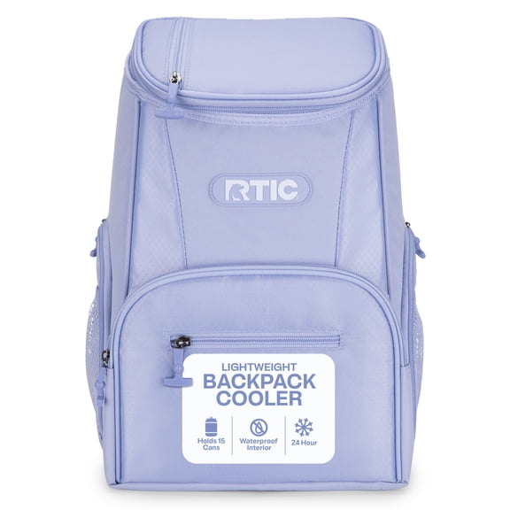 RTIC 15-Can Lightweight Cooler Backpack with Pockets, Periwinkle