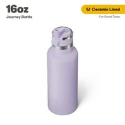 RTIC 16 oz Ceramic Lined Insulated Journey Bottle, Leak-Proof Lid, Dusty Lilac
