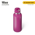 thumbnail image 1 of RTIC 16 oz Ceramic Lined Insulated Journey Bottle, Leak-Proof Lid, Very Berry, 1 of 7