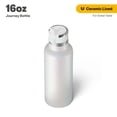 thumbnail image 1 of RTIC 16 oz Ceramic Lined Insulated Journey Bottle, Leak-Proof Lid, White Glitter, 1 of 7