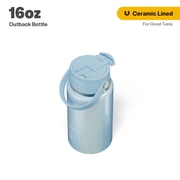RTIC 16 oz Ceramic Lined Insulated Outback Bottle, Leak Resistant, RTIC Ice Glitter
