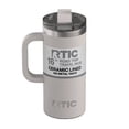 thumbnail image 1 of RTIC 16 oz Ceramic Lined Insulated Road Trip Travel Mug, Leak-Resistant Lid, Cool Grey, 1 of 8