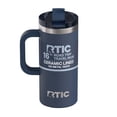 thumbnail image 1 of RTIC 16 oz Ceramic Lined Insulated Road Trip Travel Mug, Leak-Resistant Lid, Navy, 1 of 9
