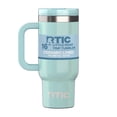 thumbnail image 1 of RTIC 16 oz Ceramic Lined Road Trip Tumbler, Leak-Proof Covered Straw Lid, RTIC Ice Glitter, 1 of 8