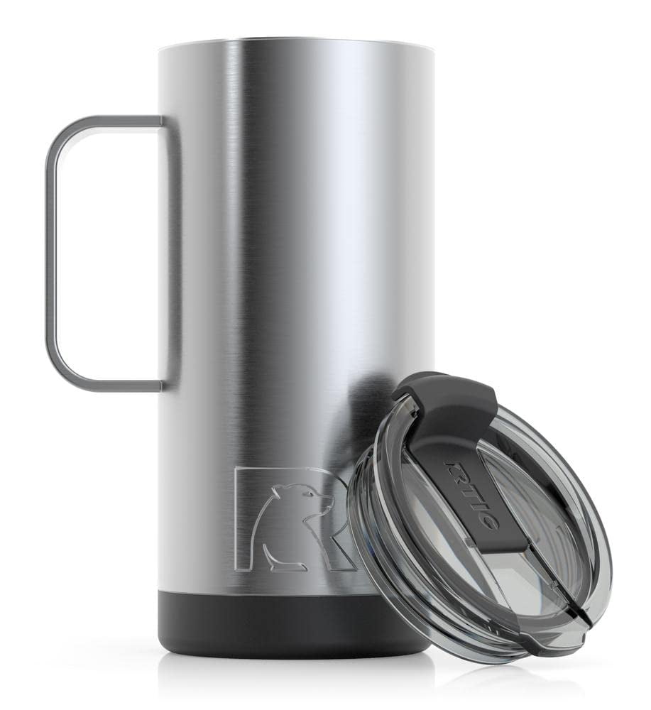 16oz Cup Insulated Coffee Travel Mug Stainless Steel Double Wall Thermos Tumbler