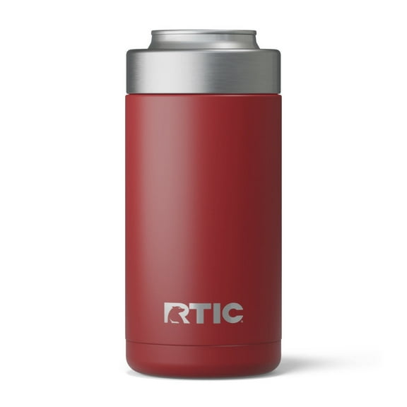 RTIC 16 oz Stainless Steel Insulated Craft Can Cooler, Black Cherry