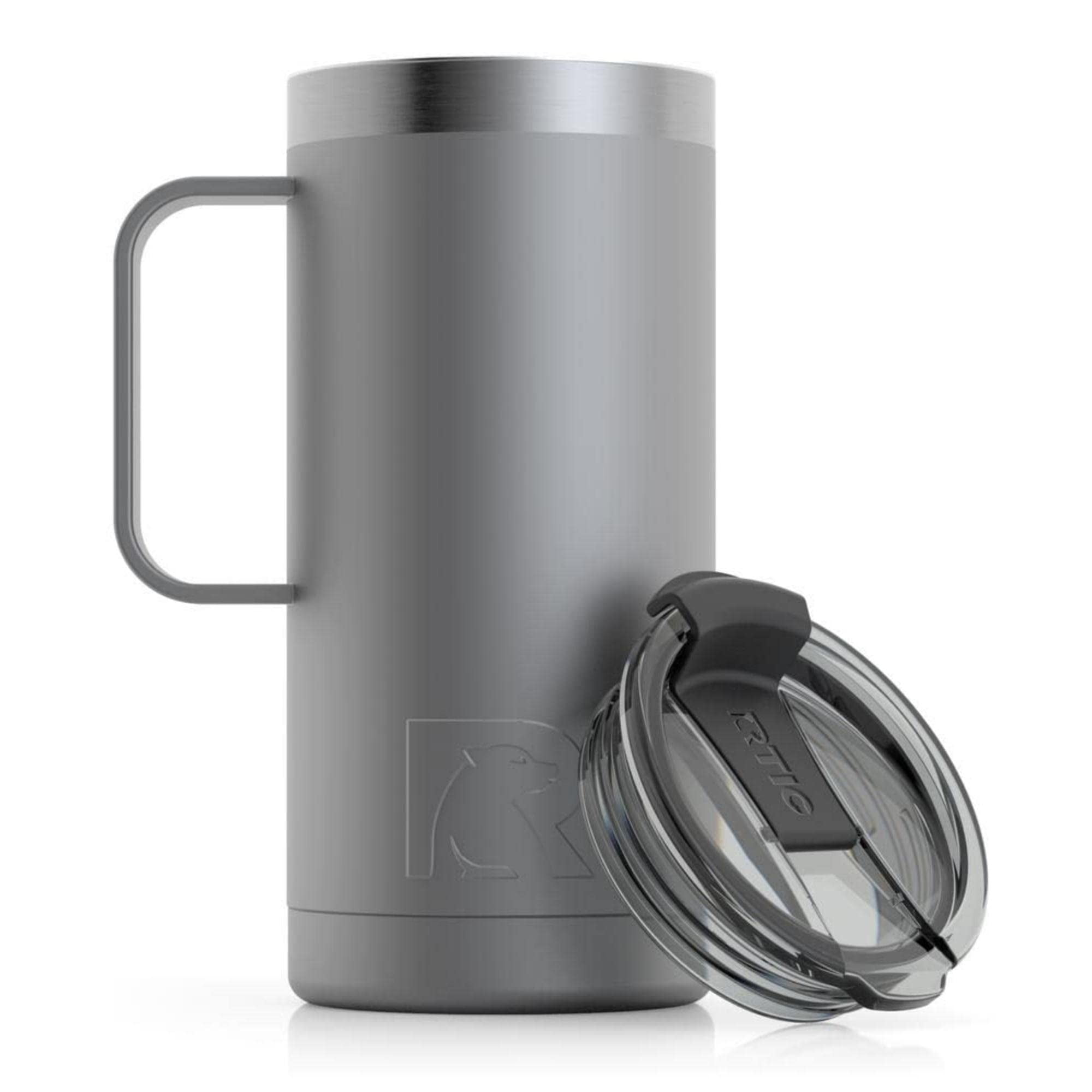 RTIC 16 oz Stainless Steel Insulated Travel Mug Splash Proof Lid
