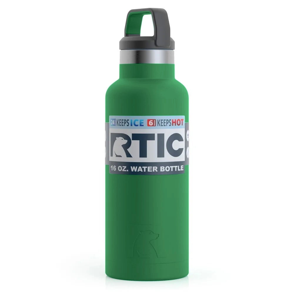 RTIC 32 oz Vacuum Insulated Water Bottle, Metal Stainless Steel Double Wall  Insulation, BPA Free Reusable, Leak-Proof Thermos Flask for Hot and Cold  Drinks, Travel, Sports, Camping, Cardinal 
