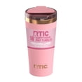 thumbnail image 1 of RTIC 18 oz Ceramic Lined Insulated Happy Hour Pint Tumbler, Leak Resistant Lid, Soft-Touch Exterior, Rosewater, 1 of 9
