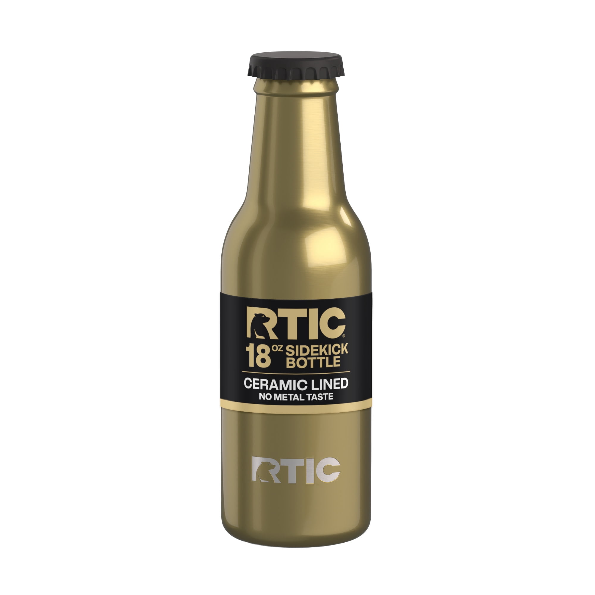 RTIC 18 oz Insulated Sidekick Water Bottle, Ceramic Lined, Leak