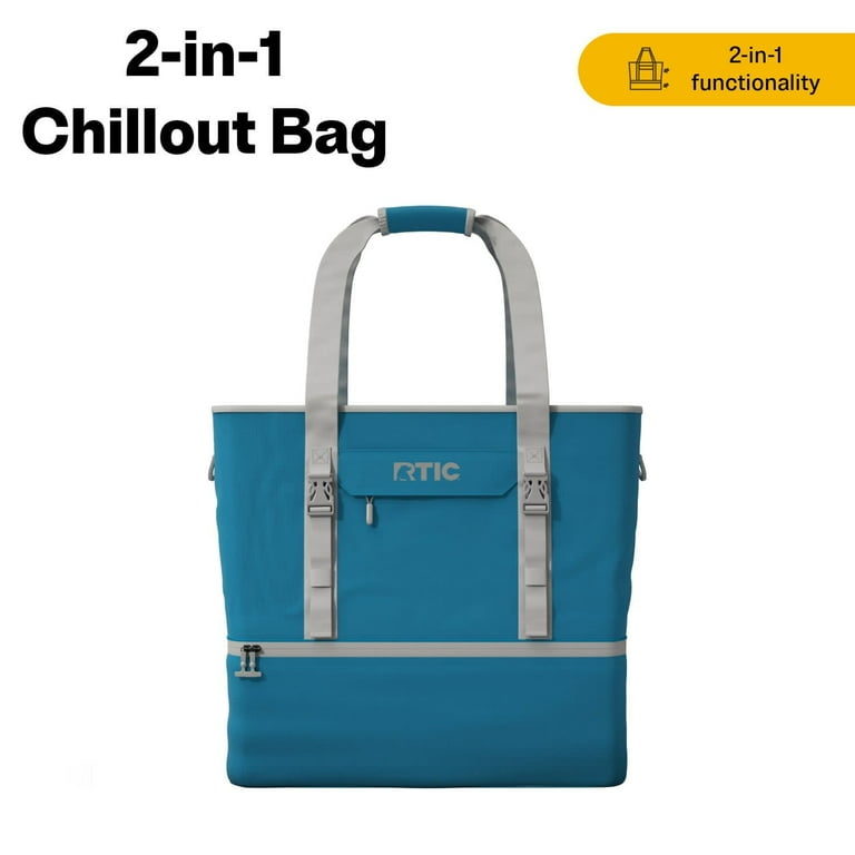 Hybrid 2-in-1 Chillout Bag with 35L Tote & 24-Can Cooler