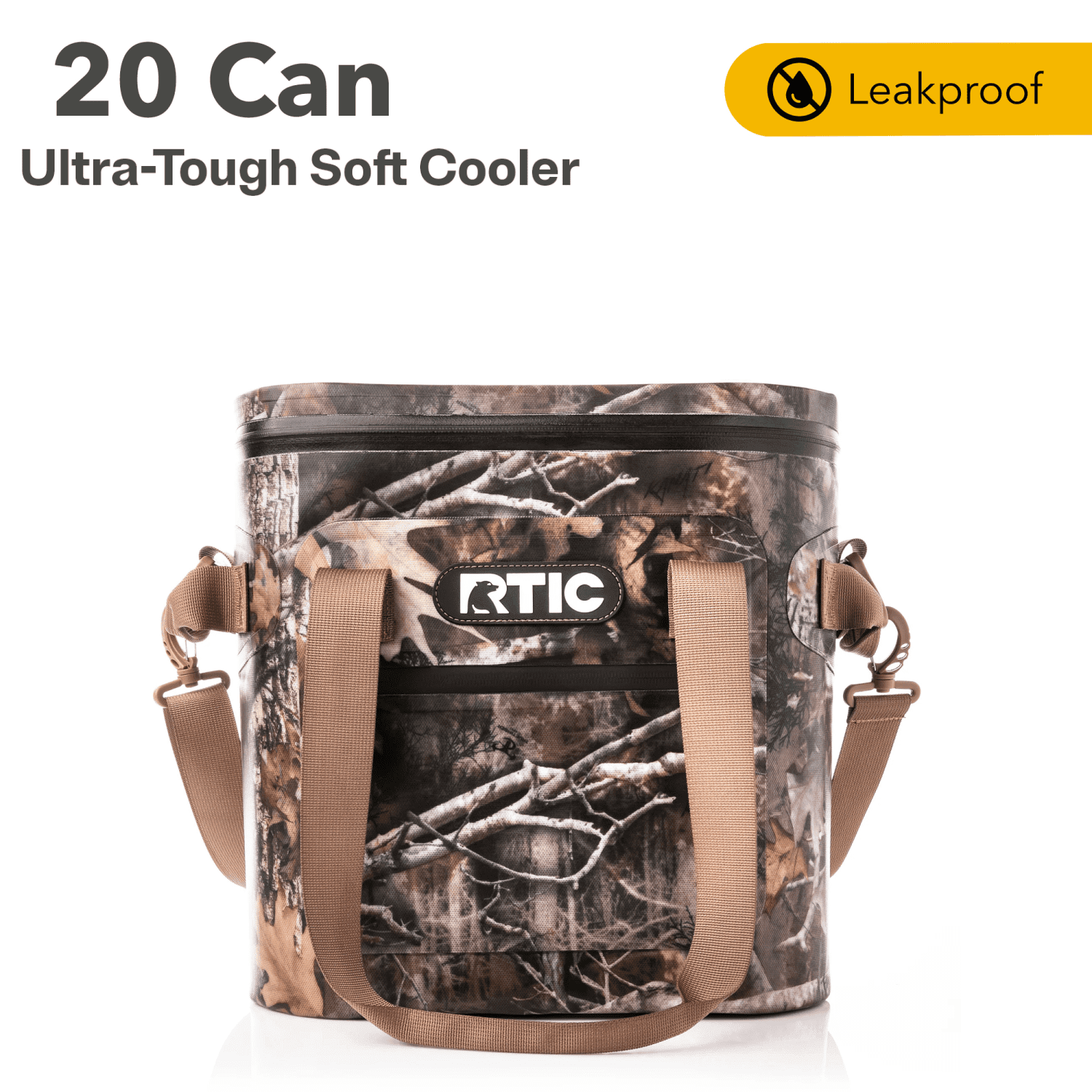 RTIC soft pack 20 camo　ソフトクーラー RTIC 20 Can Soft Pack Cooler, Durable & Versatile, Leakproof