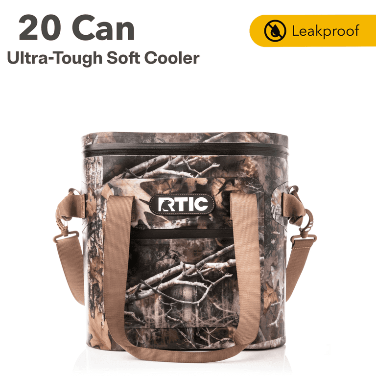 RTIC soft pack 20 camo　ソフトクーラー RTIC 20 Can Soft Pack Cooler, Durable & Versatile, Leakproof