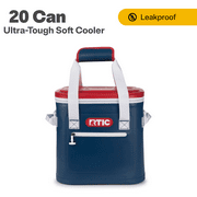 RTIC 20 Can Ultra-Tough Soft Cooler, Leakproof Cooler, Waterproof Zipper, Patriot