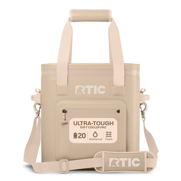 RTIC 20 Can Ultra-Tough Soft Cooler Pro, Leakproof Cooler, Waterproof Zipper, Beach
