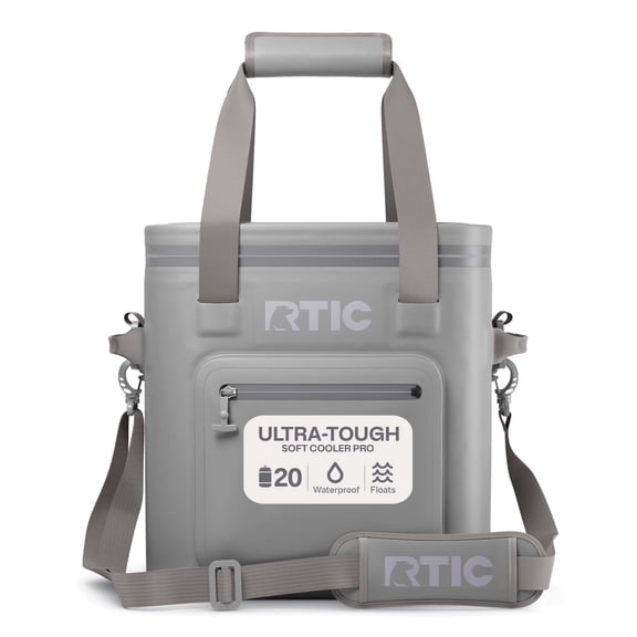 RTIC 20 Can Ultra-Tough Soft Cooler Pro, Leakproof Cooler, Waterproof Zipper, Graphite