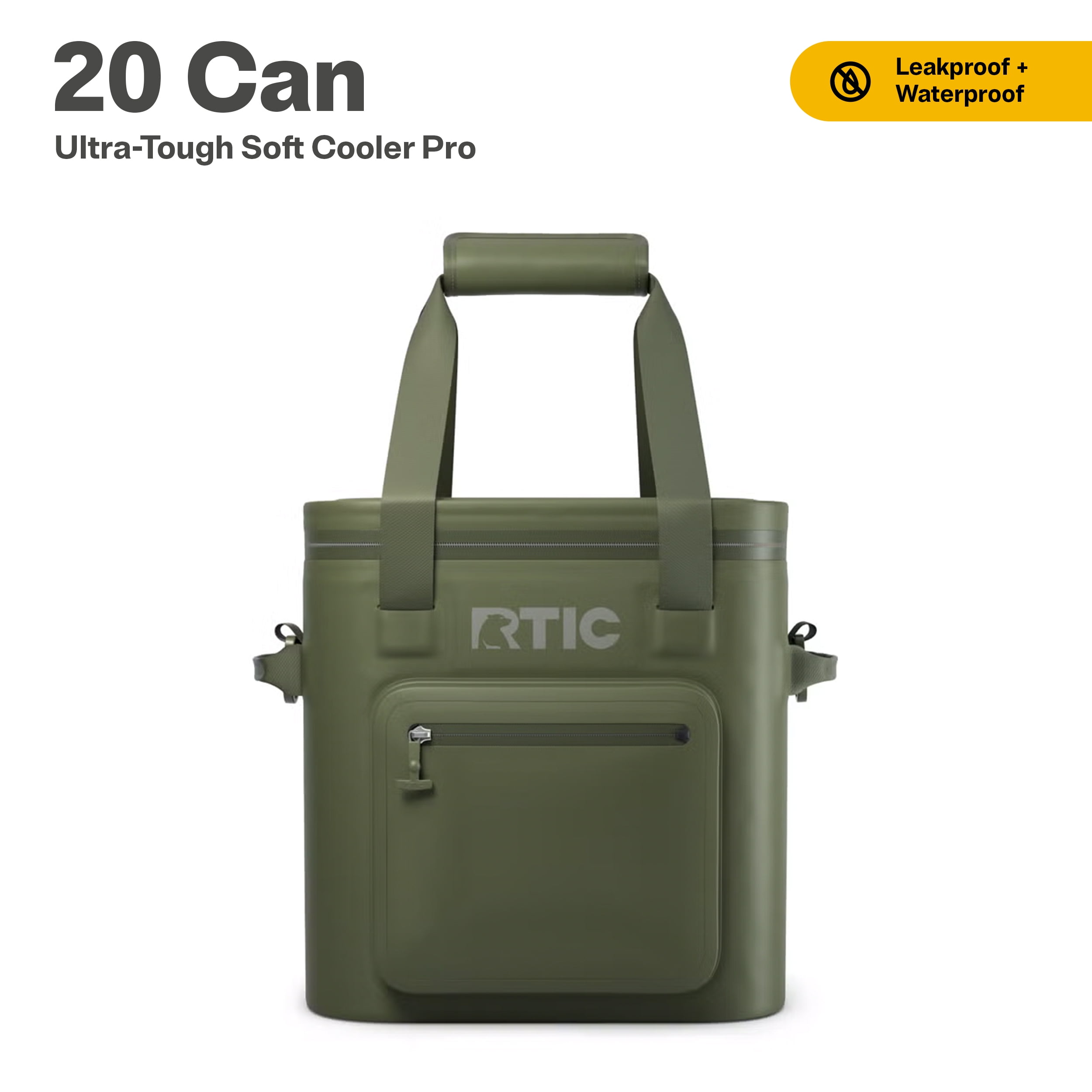 RTIC 20 Can Ultra-Tough Soft Cooler Pro, Leakproof Cooler, Waterproof Zipper, Graphite - Walmart.com RTIC 20 Can Ultra-Tough Soft Cooler Pro, Leakproof Cooler, Waterproof Zipper, Graphite - Walmart.com