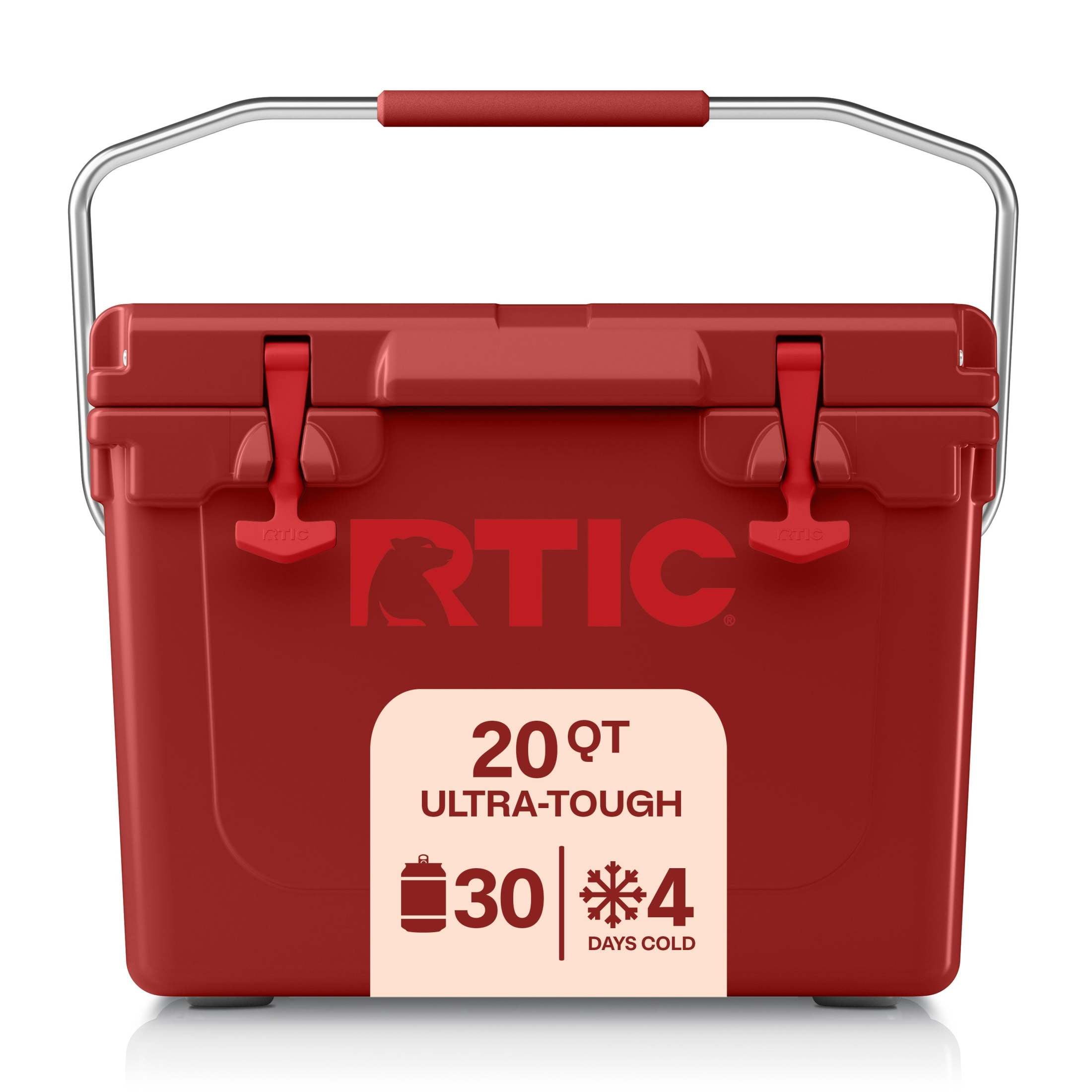 RTIC 20 QT Ultra-Tough Rotomolded Hard-Sided Ice Chest Cooler RTIC 20 QT Ultra-Tough Rotomolded Hard-Sided Ice Chest Cooler