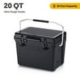 thumbnail image 1 of RTIC 20 QT Ultra-Tough Rotomolded Hard-Sided Ice Chest Cooler, Fits 30 Cans, Black, 1 of 5