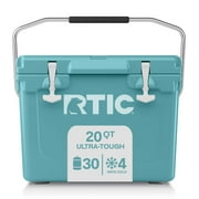 RTIC 20 QT Ultra-Tough Rotomolded Hard-Sided Ice Chest Cooler, Fits 30 Cans, Lagoon