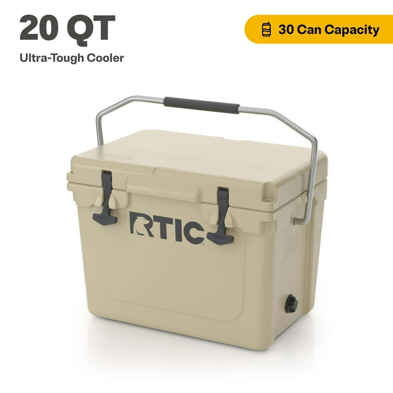 【新品・送料無料】RTIC 20QT TAN クーラーボックス　アウトレット RTIC 20 QT Ultra-Tough, Heavy-Duty Terrain Rotomolded Cooler