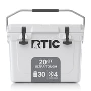 RTIC 20 Qt 30-Can Ultra-Tough Ice Chest Cooler, White