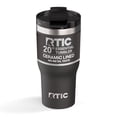 thumbnail image 1 of RTIC Essential 20 oz Leak-Resistant Lid Ceramic Lined Tumbler, Black, 1 of 8