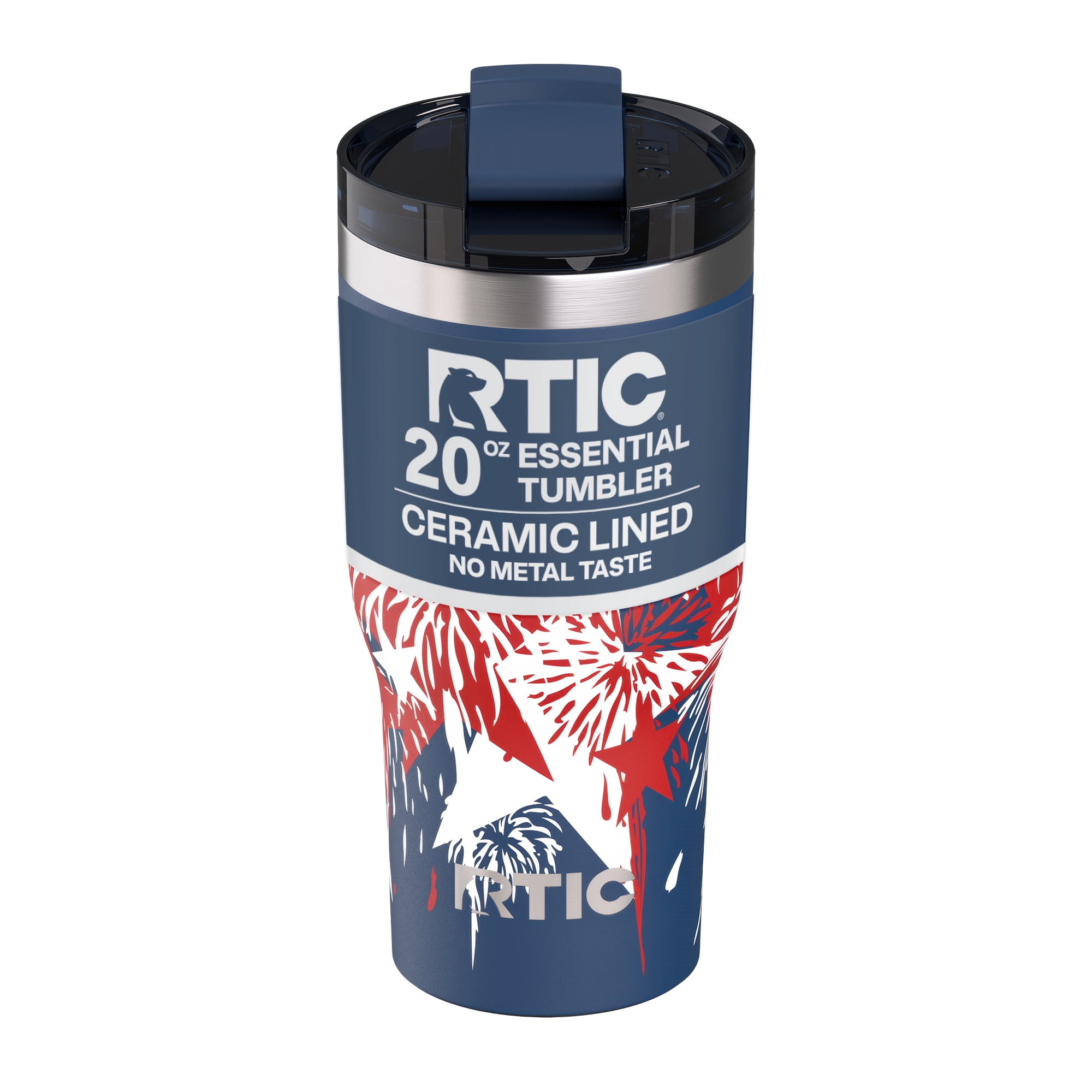 RTIC 20 oz Ceramic Lined Insulated Essential Tumbler, Leak
