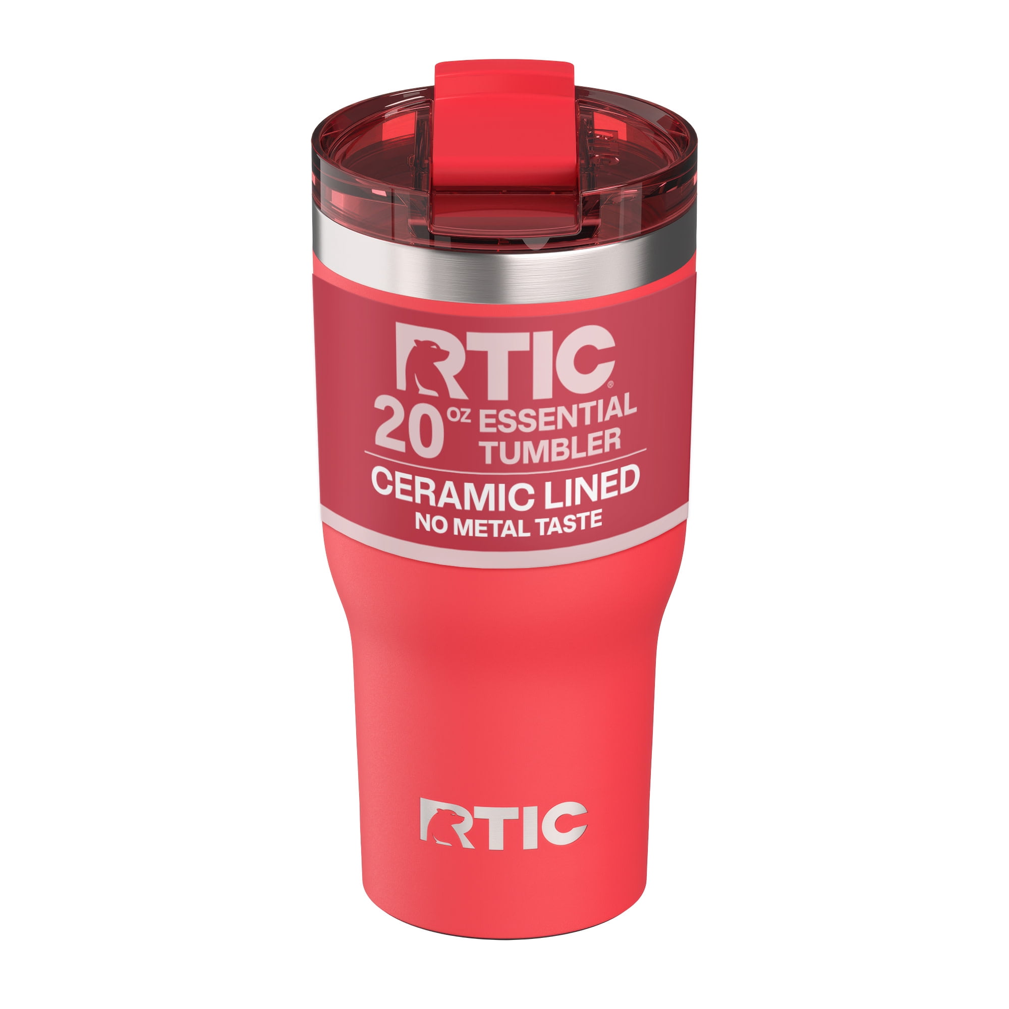 RTIC 20 oz Ceramic Lined Insulated Essential Tumbler, Leak