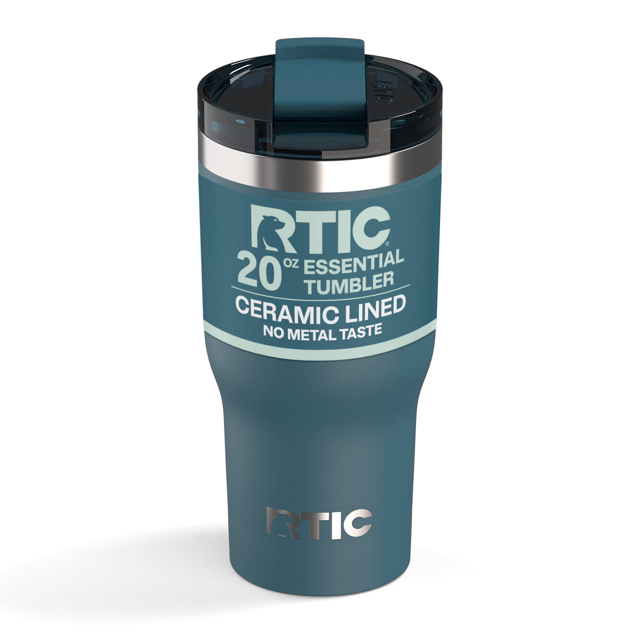 RTIC 20 oz Ceramic Insulated Tumbler, Leak-Resistant Lid, Orchid