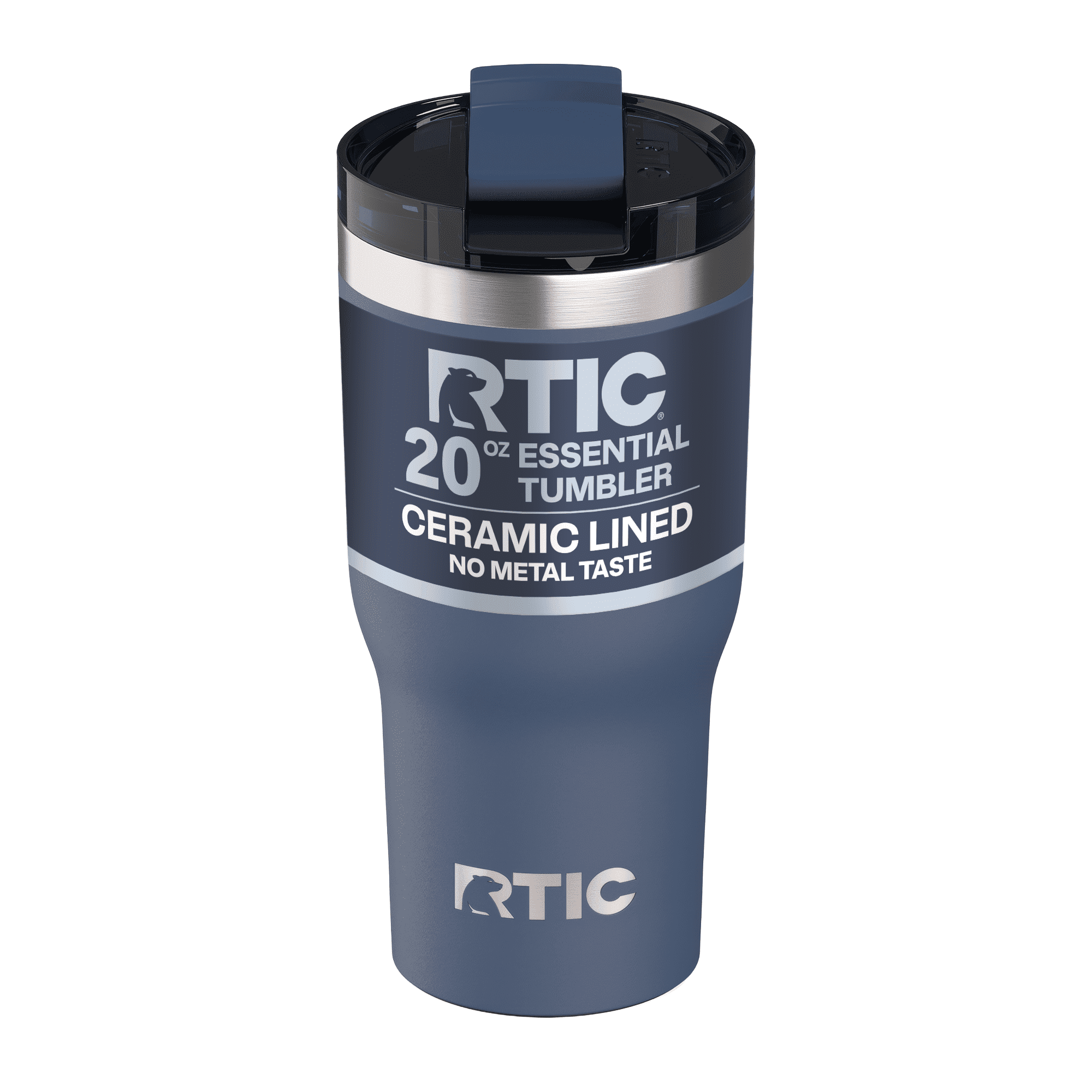 RTIC 20 oz Ceramic Insulated Tumbler, Leak-Resistant Lid, Orchid