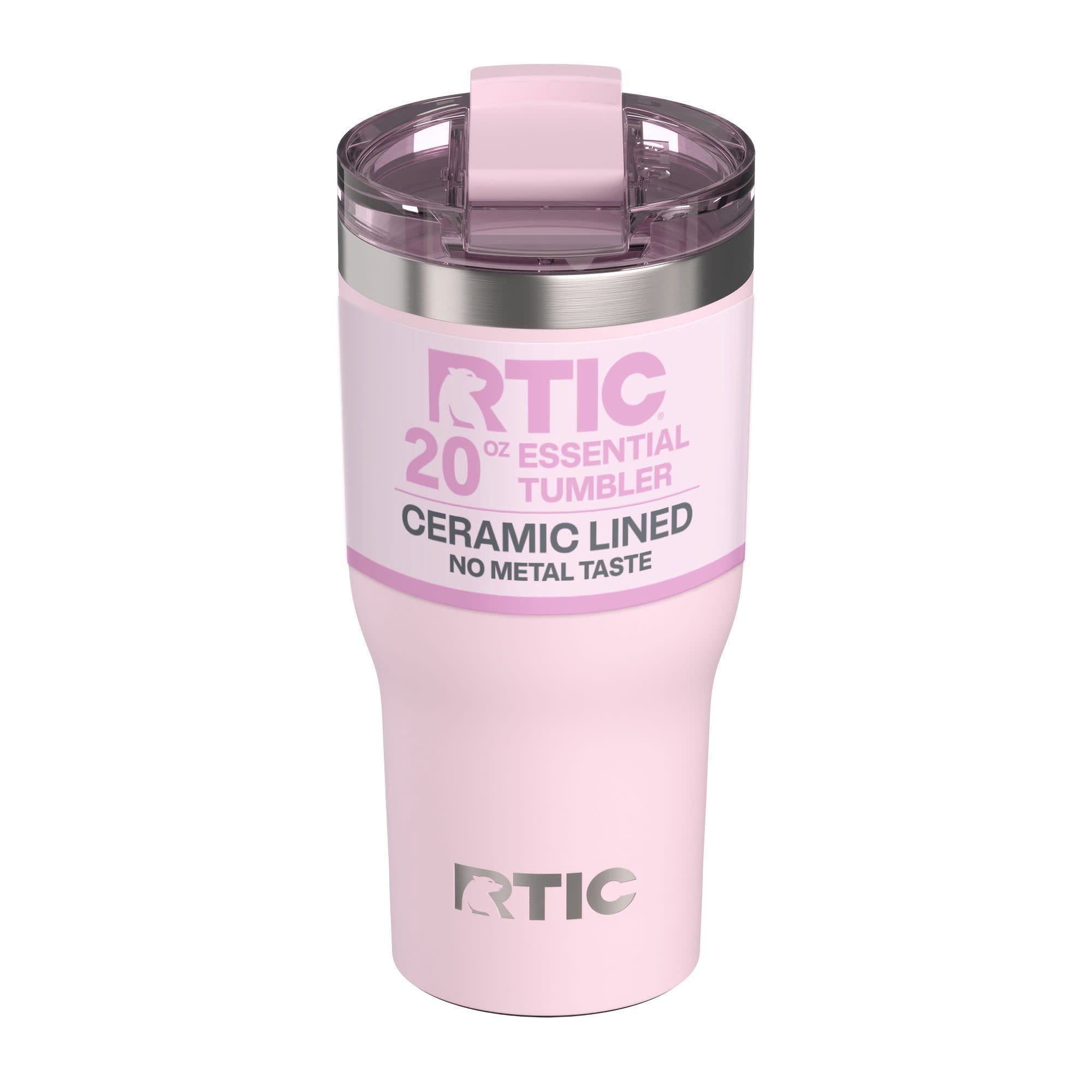 RTIC 20 oz Ceramic Lined Insulated Essential Tumbler, Leak