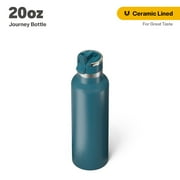 RTIC 20 oz Ceramic Lined Insulated Journey Water Bottle, Leak-Proof Lid, Marine