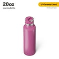 thumbnail image 1 of RTIC 20 oz Ceramic Lined Insulated Journey Water Bottle, Leak-Proof Lid, Orchid, 1 of 7