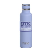 RTIC 20 oz Ceramic Lined Insulated Journey Water Bottle, Leak-Proof Lid, Periwinkle