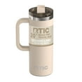 thumbnail image 1 of RTIC 20 oz Ceramic Lined Insulated Road Trip Travel Mug, Leak-Resistant Lid, Beach, 1 of 9