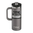 thumbnail interactive-video image 1 of RTIC 20 oz Ceramic Lined Insulated Road Trip Travel Mug, Leak-Resistant Lid, Graphite, 1 of 10
